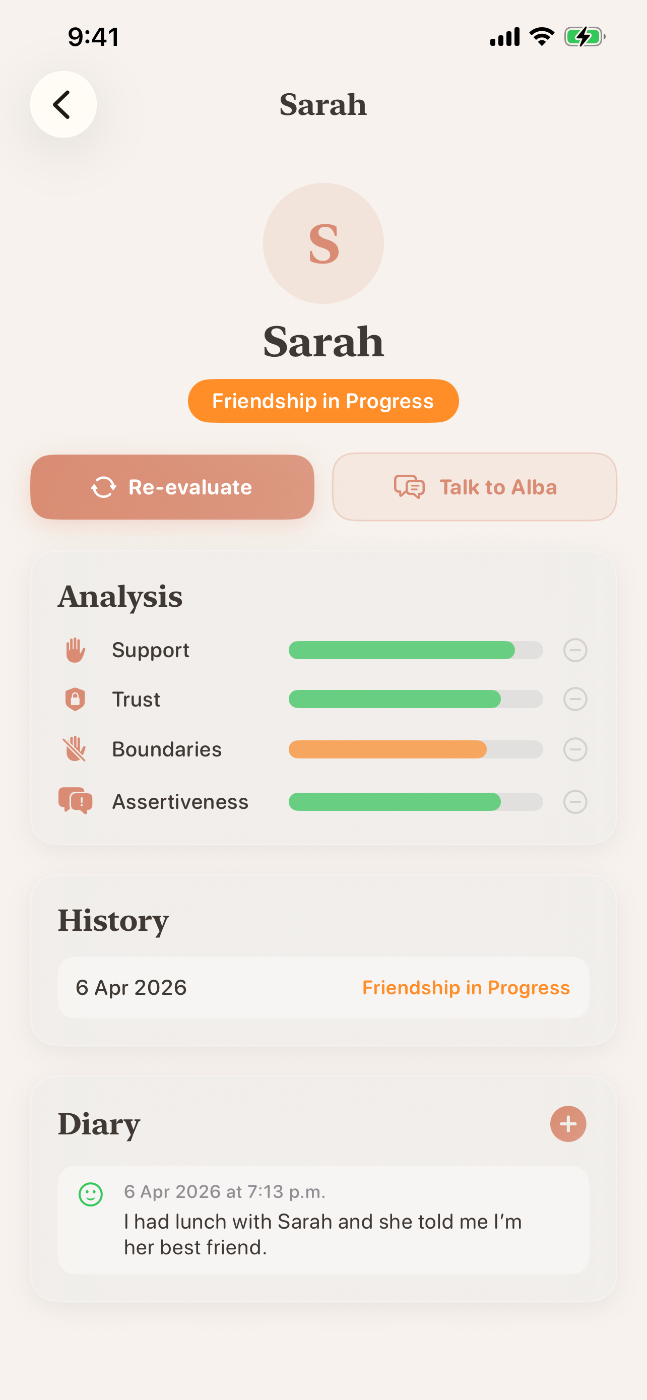 Friendship Journal